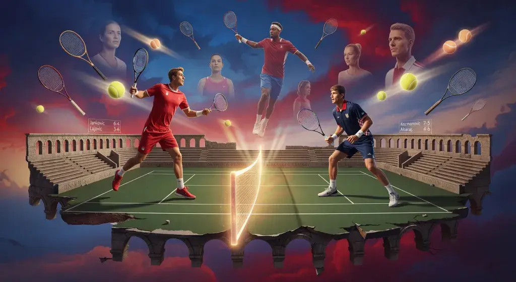 Teniski regionalni igrači: Srpske i hrvatske zvezde